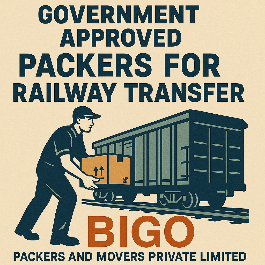 Government Approved Packers for Railway Transfer 2 Government Approved Packers for Railway Transfer - Bigo Packers and Movers Pvt. Ltd.