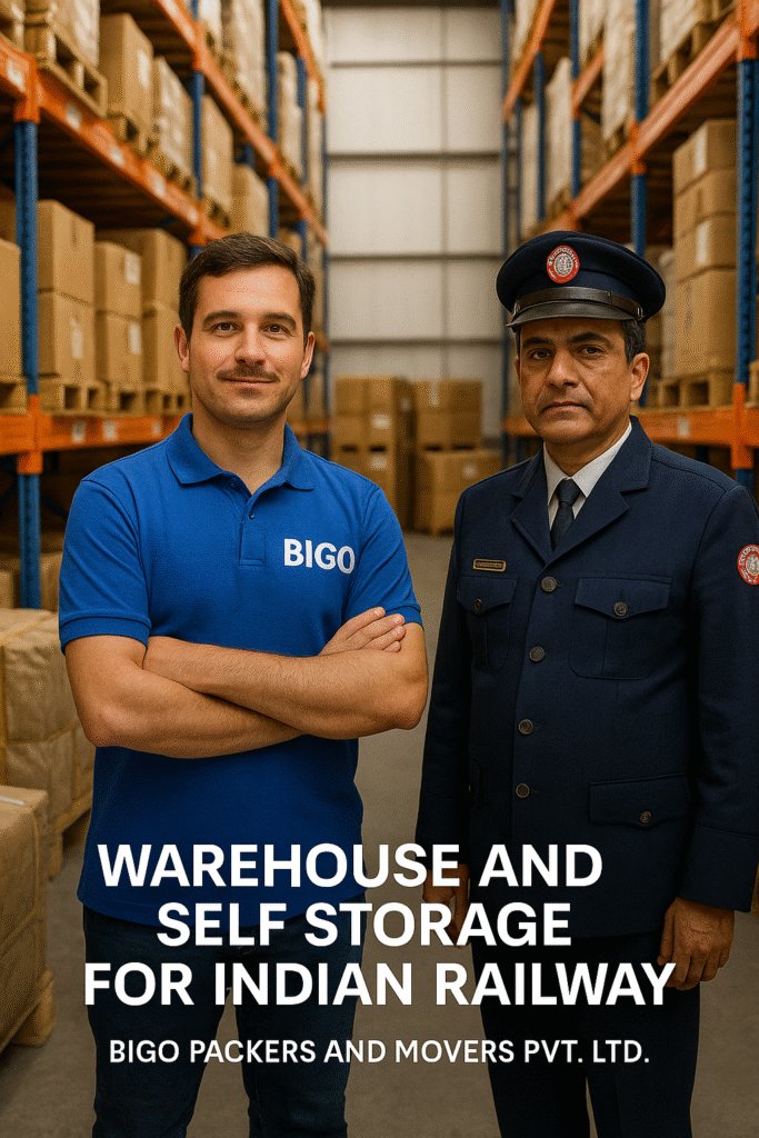 Warehouse and Self Storage for Indian Railway | Bigo Packers and Movers Pvt. Ltd.